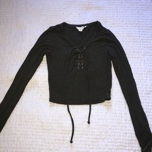 Sun & Shadow Ribbed Long Sleeve Shirt